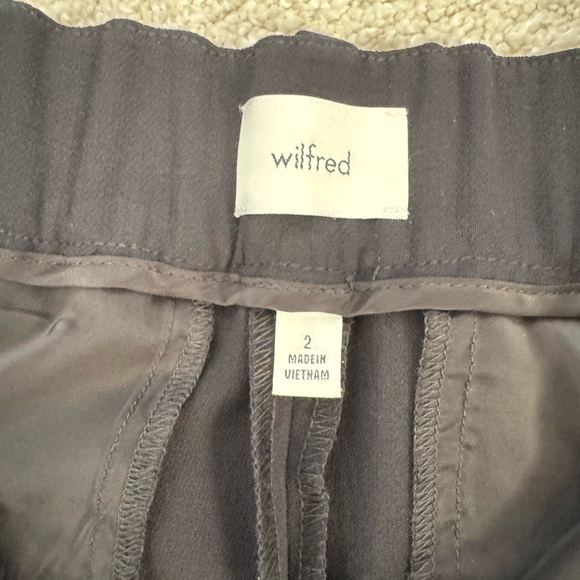 Aritzia Wilfred Classic Black Cuffed Trousers - Picture 5 of 5